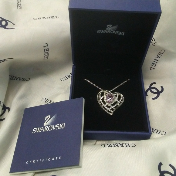 Swarovski Jewelry - New In Box Swarovski Heart Necklace